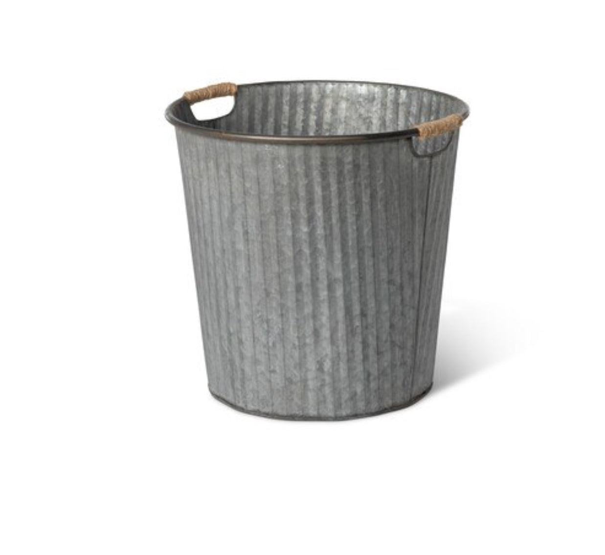 Galvanized Flower Bucket