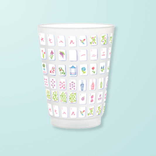 Mahjong Frosted Cups
