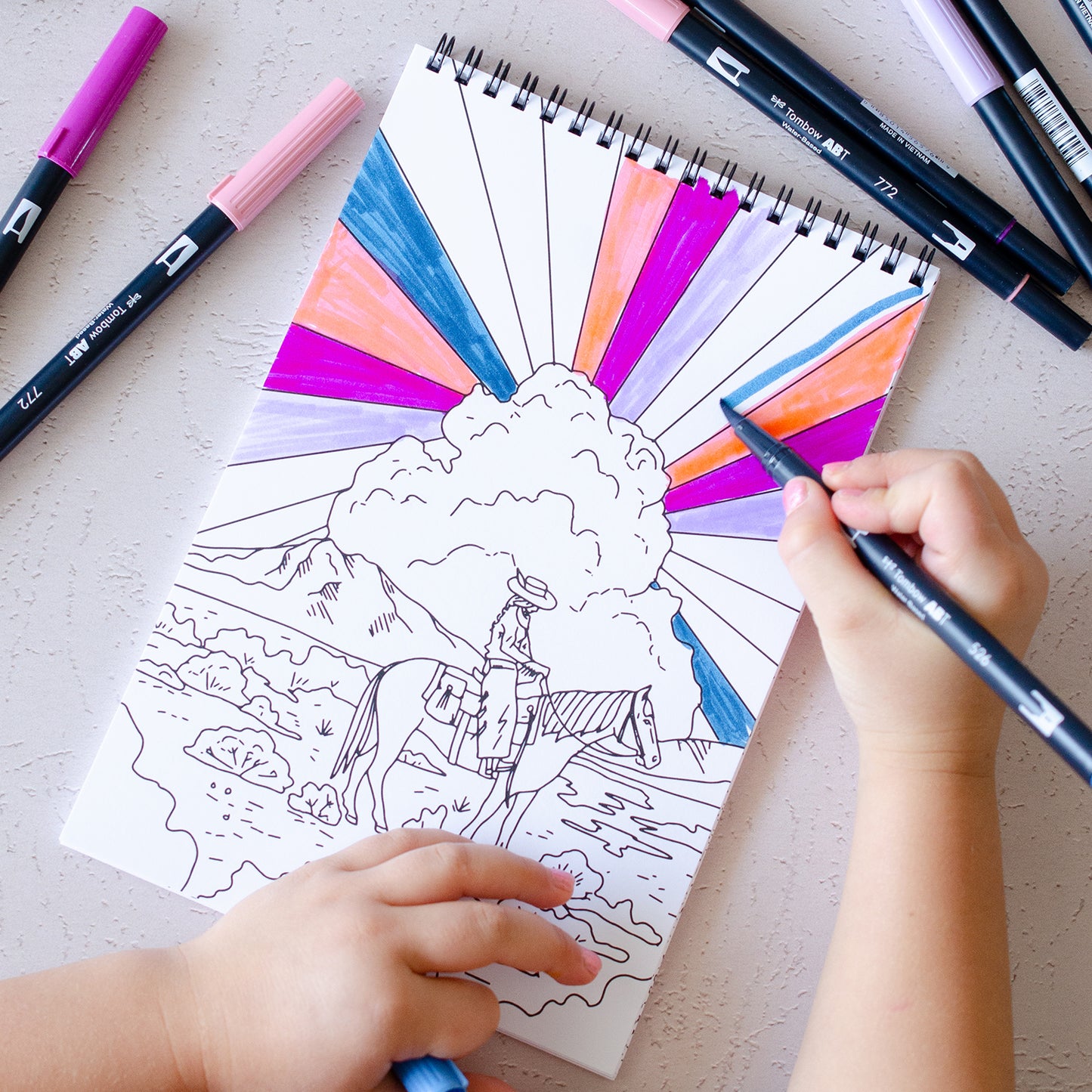 S + F Cosmic Cowgirl Coloring Book
