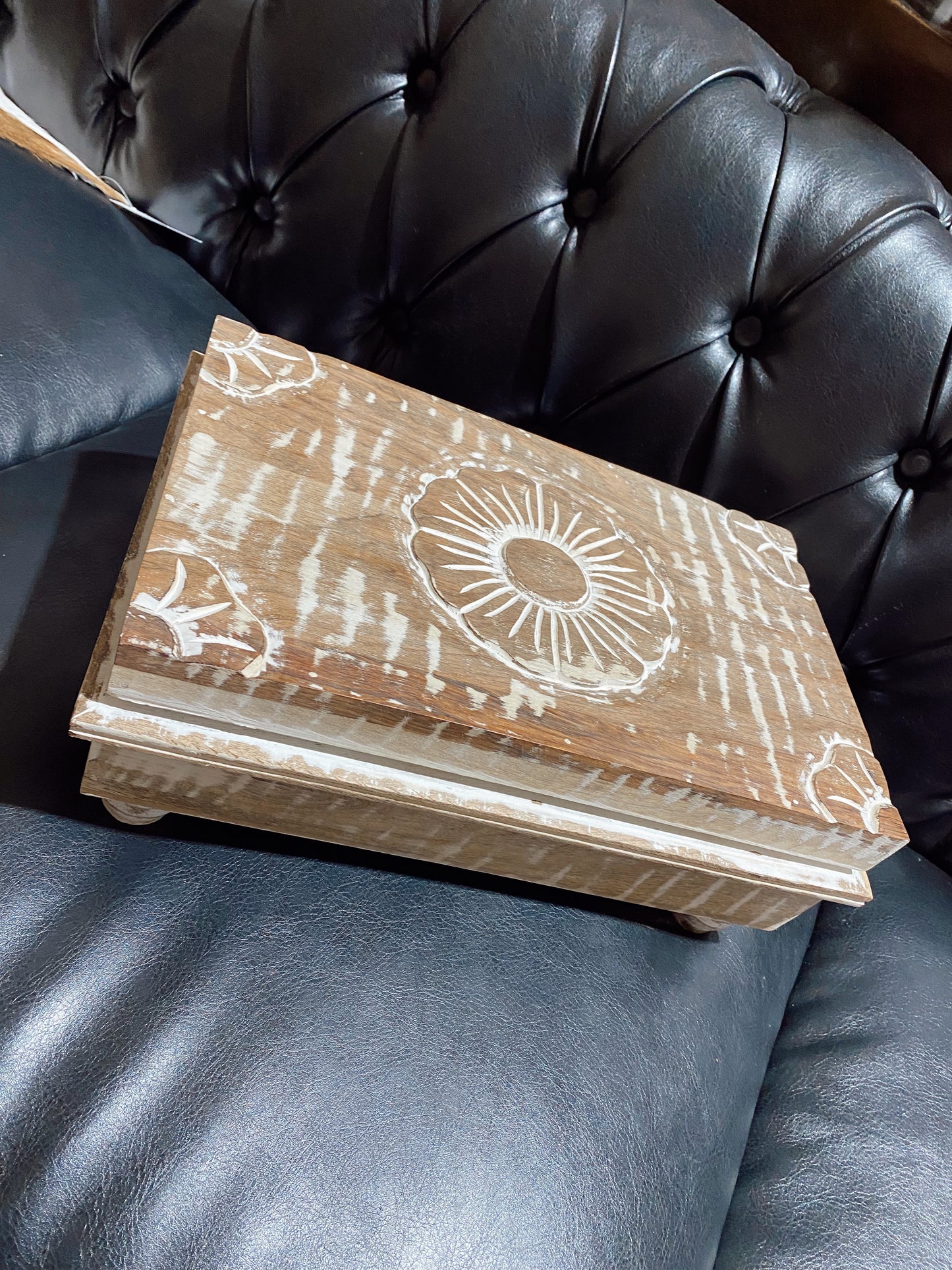 White Wood Box