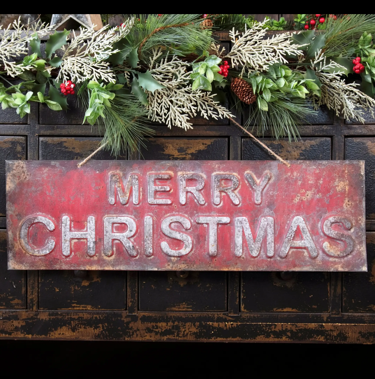SF Merry Christmas Sign