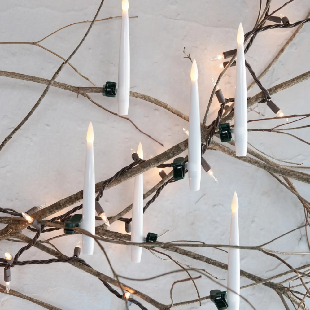 SF Clip on LED Candles set/6
