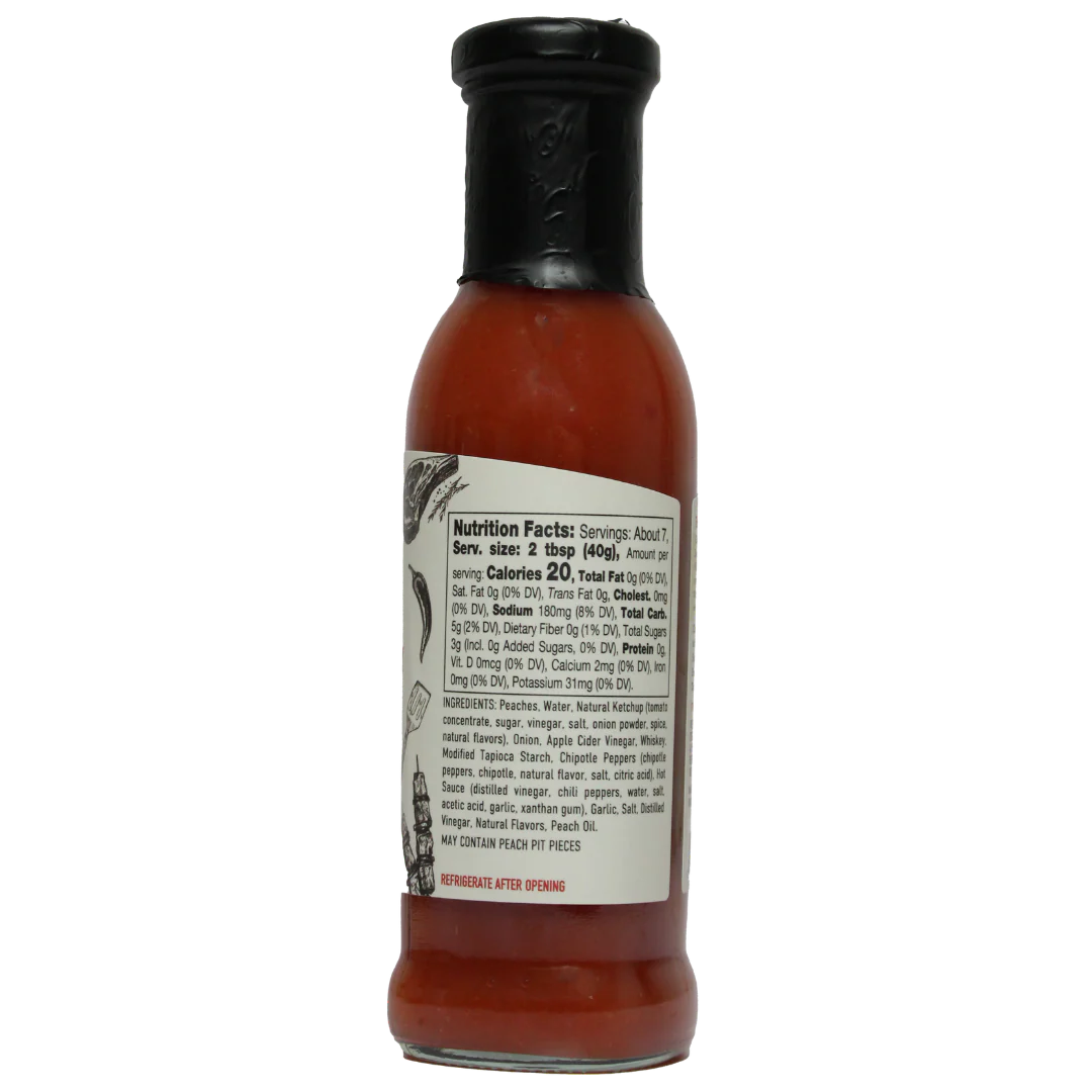 S+F Fischer + Wieser Peach + Whiskey BBQ Sauce