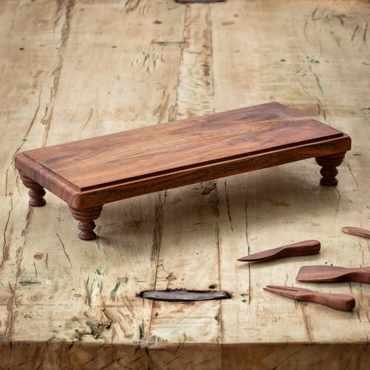 Wooden Cheese Server Riser