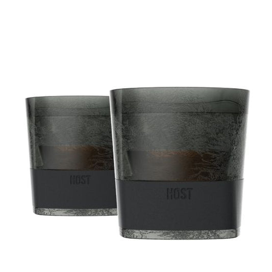 HOST Whiskey FREEZE Cooling Cup in Smoke (Set of 2)