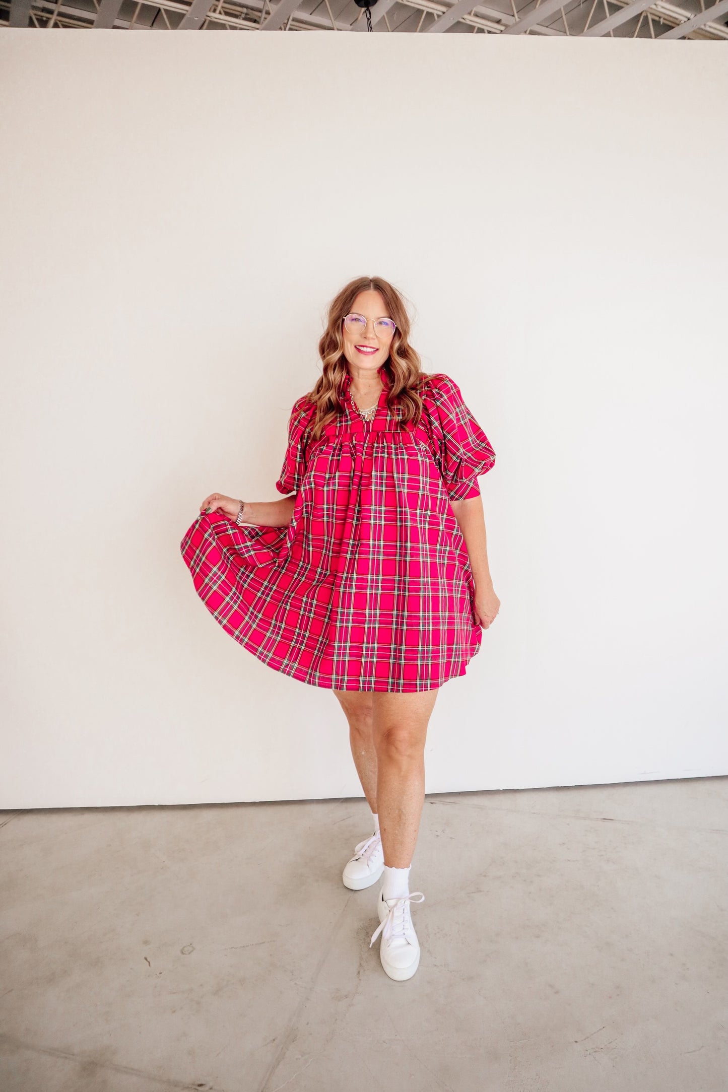 Tis The Season Plaid Dress