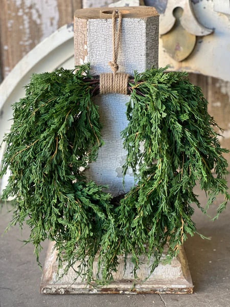 Emerald Falls Hanging Wreath