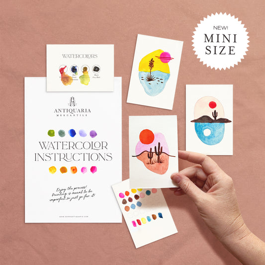 S+F Mini Watercolor Painting Kit: Desert