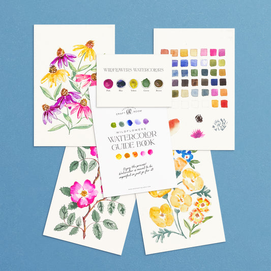 S+F Watercolor Painting Kit: Flowers No1