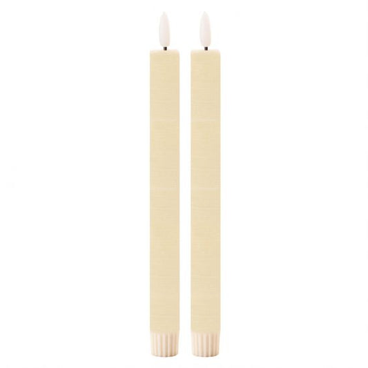 Uyuni Ivory Taper Candles 11”