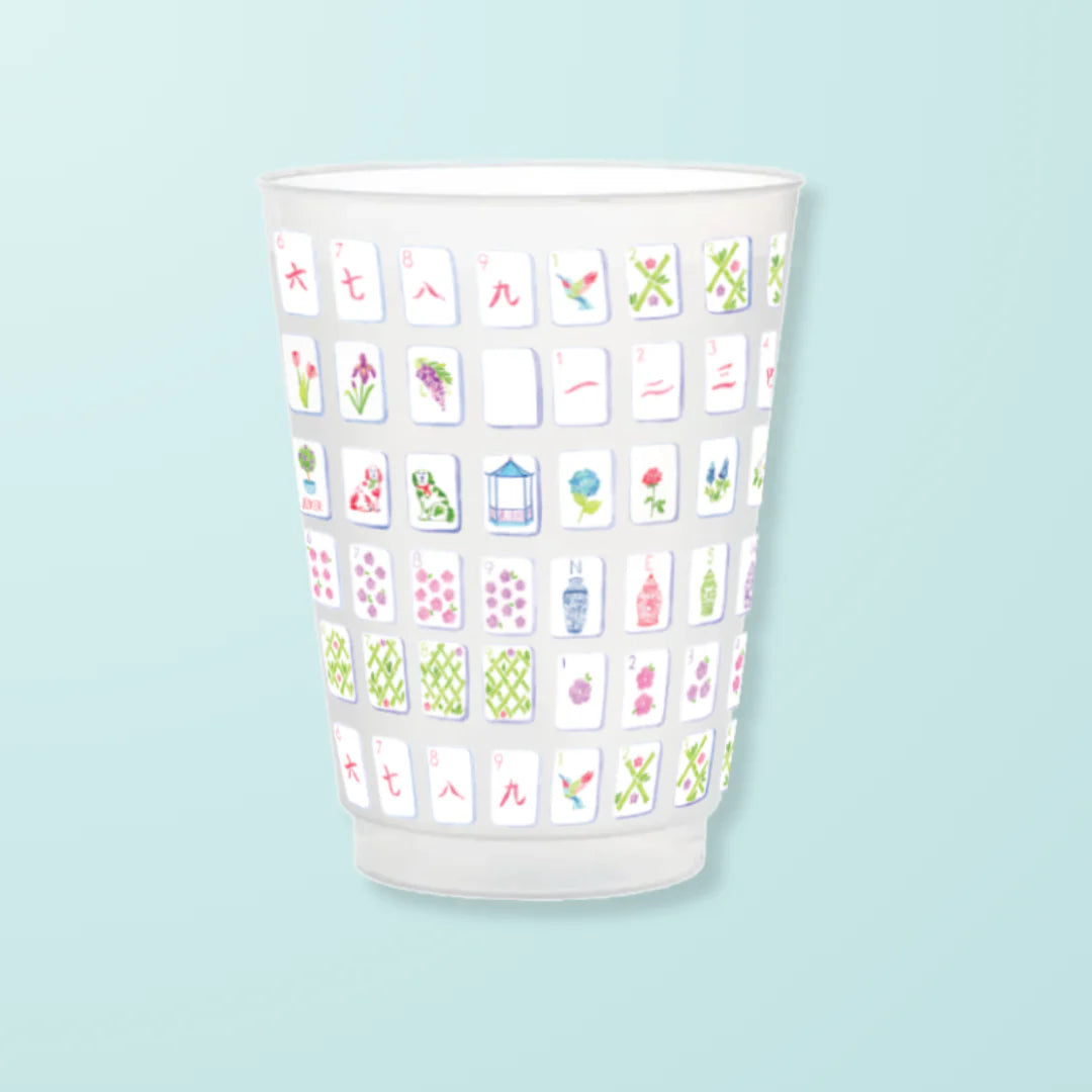 Mahjong Frosted Cups