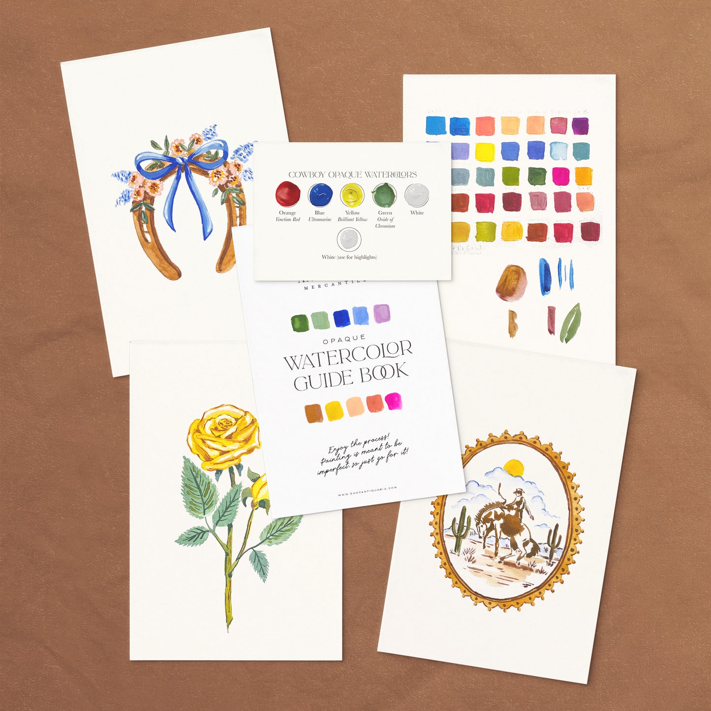 S+F Watercolor Painting Kit: Cowboy