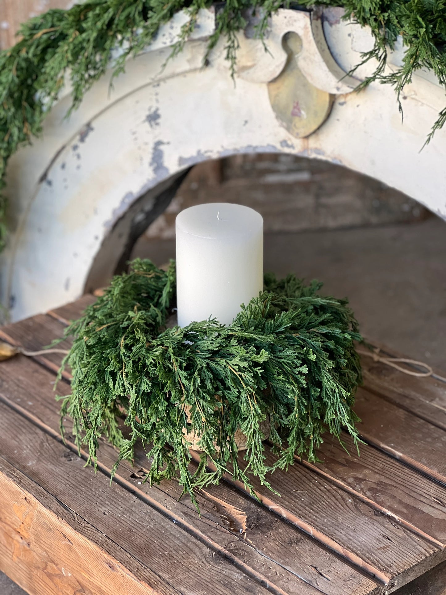 Emerald Falls Candle Ring