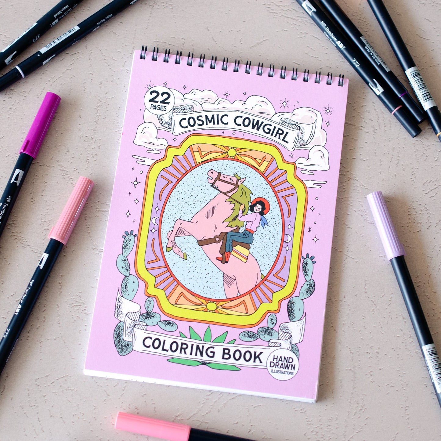 S + F Cosmic Cowgirl Coloring Book