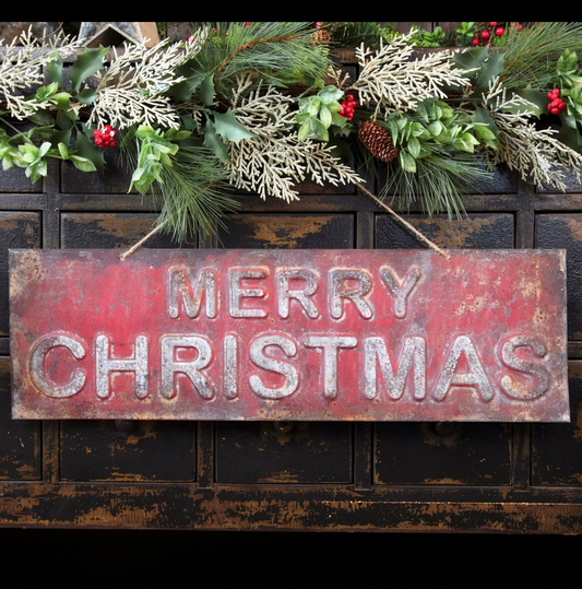 SF Merry Christmas Sign
