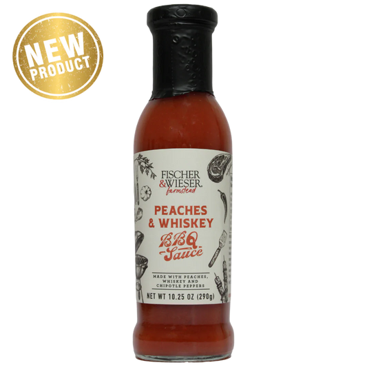 Fischer + Wieser Peach + Whiskey BBQ Sauce
