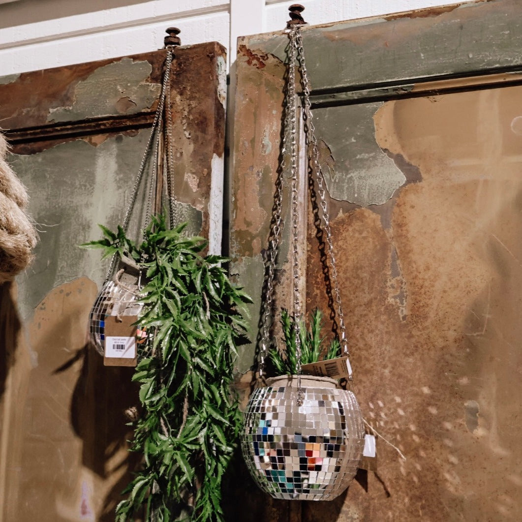 Disco Ball Planter