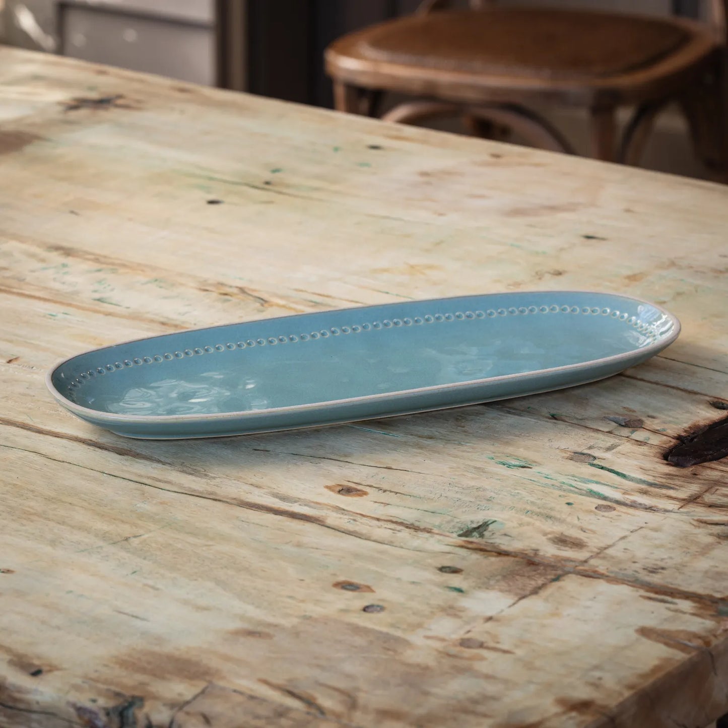 Araucana Green Serving Platter