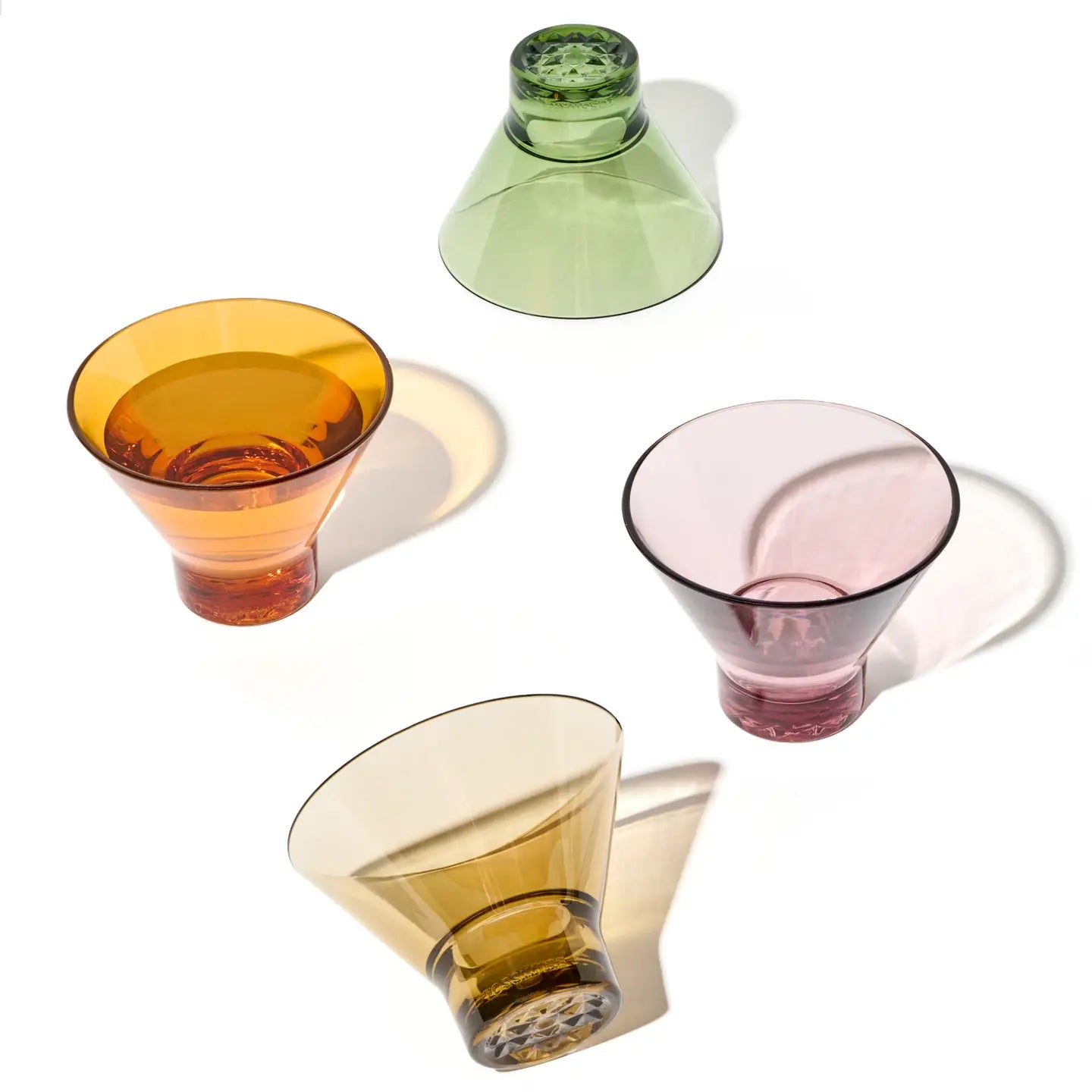 Tossware Reserve 8oz Stemless Martini 4-Pack